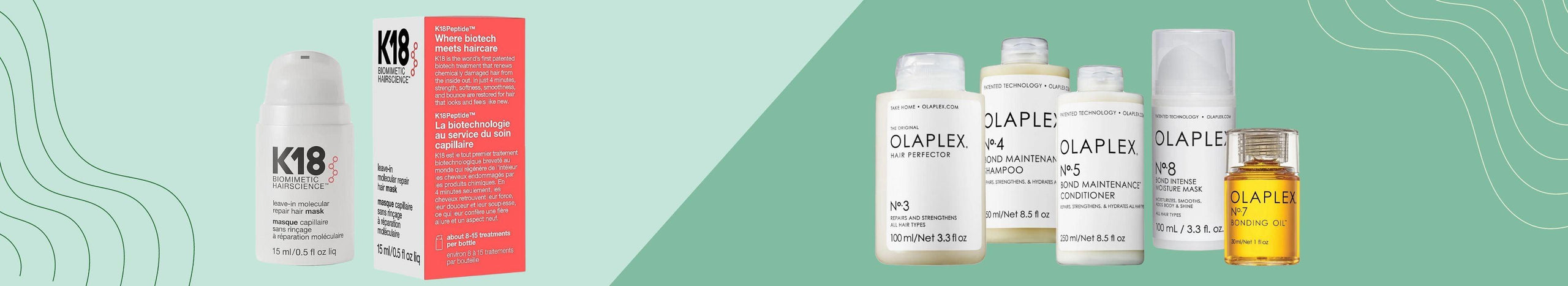 K18 vs Olaplex; ¿cuál es mejor contra el daño capilar?