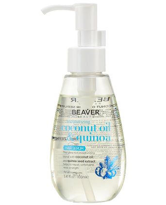 Siero idratante per capelli all'olio di cocco e quinoa Beaver (100 ml)