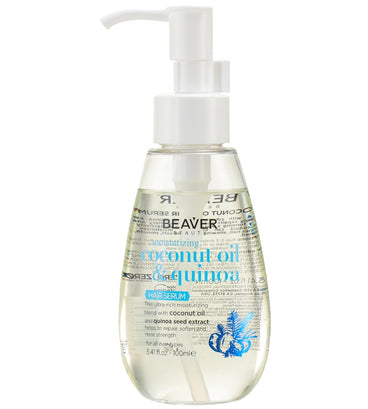 Siero idratante per capelli all'olio di cocco e quinoa Beaver (100 ml)