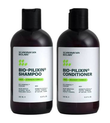 Scandinavian Biolabs kombinationspakke med shampoo og balsam (mænd)