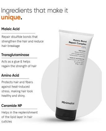 Minimalist Maleic Bond Repair Complex 05% hiusnaamio