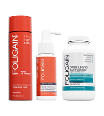 Tratamiento para el crecimiento del cabello con Foligain (hombres)