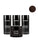 3x Keratain hair fibers + free Keratain pomade – Dark brown (25 gr) - Hair Growth Specialist