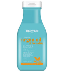 Champú reparador con aceite de argán y queratina Beaver (350 ml)