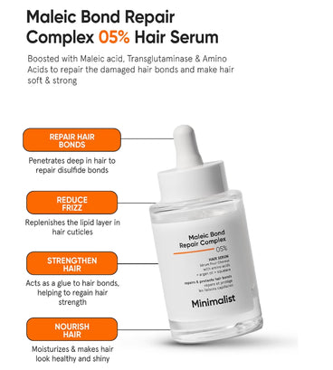 Minimalist Maleic Bond Repair Complex Sérum com 05% de ceramidas