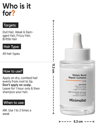 Minimalist Maleic Bond Repair Complex 05% ceramid-serum