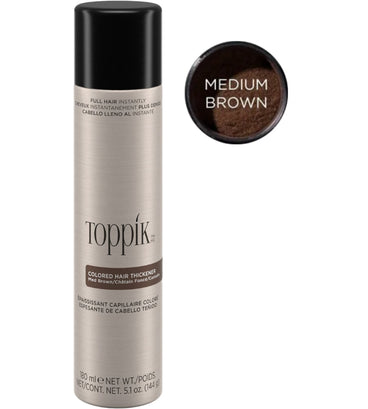 Toppik hair thickener color spray - brun moyen