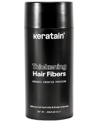 Keratain hårfibrer - mörkblond (25 gr)