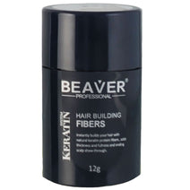 Beaver keratin hair building fibers - Louro (12 gr)