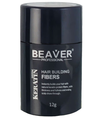 Beaver keratin hårbyggande fibrer - Grå (12 gr)