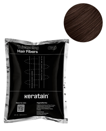 Keratain hair fiber sample (3 ml) - dark brown