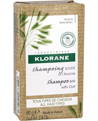 Klorane shampoo bar Oat - normal hair (80 gr) - Hair Growth Specialist