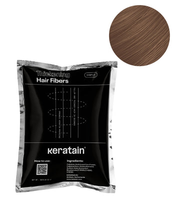 Keratain hair fiber sample (3 ml) - light brown