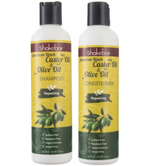 Shakebar Olio di ricino e olio di argan shampoo + balsamo