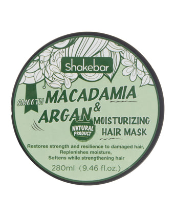 Shakebar Macadamia idratante per capelli all'olio di Macadamia e Argan