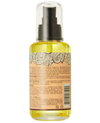 Shakebar Macadamia & Argan Oil kosteuttava hiusseerumi